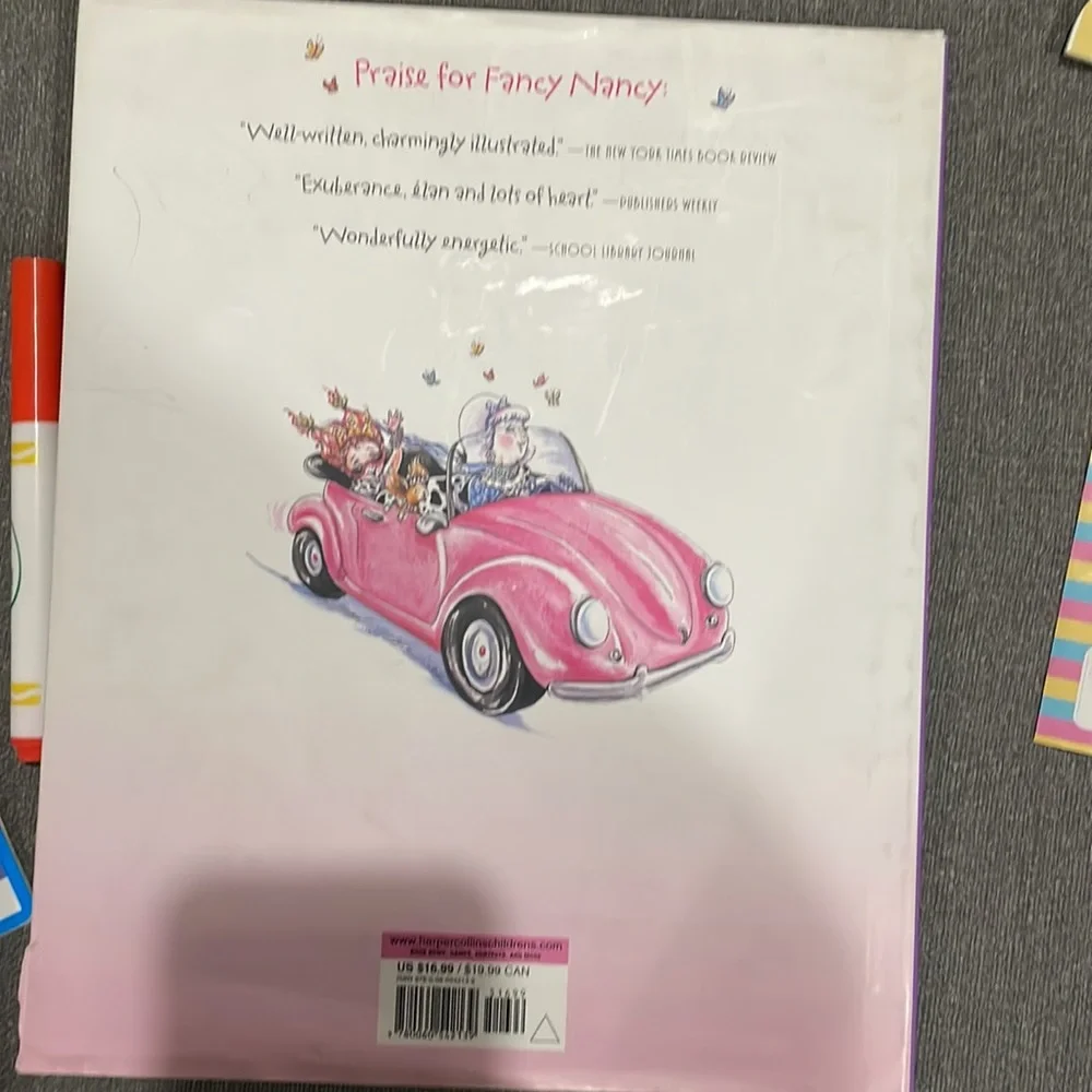COPY - Fancy Nancy Bundle Books Crayola color wonder mess free color
